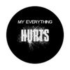 MY EVERYTHING HURTS - SCHRIFT in WEIß PopSockets mit austauschbarem PopGrip