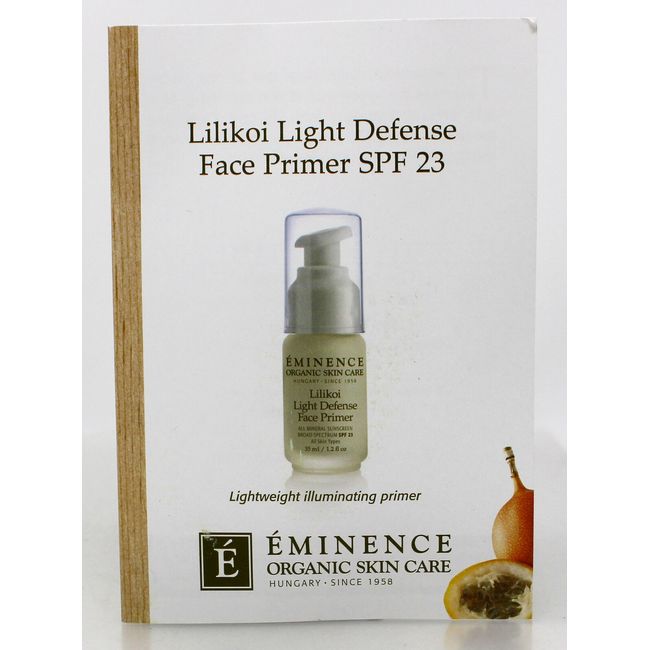 Eminence Lilikoi Light Defense Face Primer Sample Size