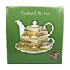 Cockerel and Hen Fine China Tea For One Set