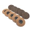 31Pcs 3'' Surface Conditioning Buffing Dics Quick Change Prep Polishing Pad Set with 1Pc 1/4'' Holder (3 inch Set)