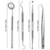 Dental Pets Teeth Cleaning Dog Tooth Scraper Pick Calculus Plaque Floss 4 Pc Kit