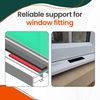 Plastic Window & Glazing Packers Spacers 1mm - 6mm Flooring Packer Menu Options (25 Multi (B))