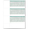 VersaCheck Secure Checks - 750 Blank Business or Personal Wallet Checks - Green Classic - 250 Sheets Form #3001-3 Per Sheet