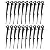 Tiardey 20pcs Gutter Brush Clips Gutter Brush Leaf Guard Fixing Clip Gutter Net Clip Plastic Gutter Guard Clip