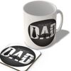 McMug - The Best Dad - Mug and Coaster Set, Ceramic, 11fl.oz.