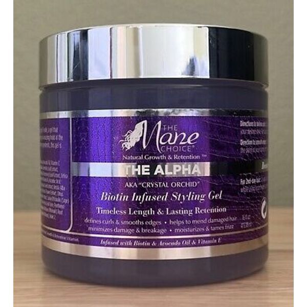 The Mane Choice Orchid Biotin Infused Styling Gel 16 oz NEW