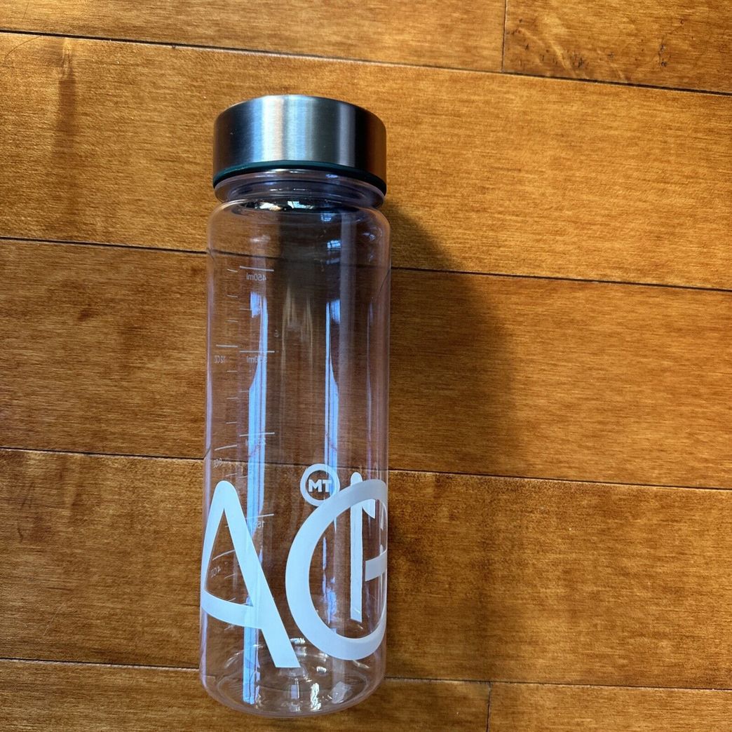 AG1 ATHLETIC GREENS Premium 16oz Plastic Shaker Bottle w/Metal Lid