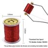 20 Colors Standard Spools Flash Tinsel Thread for Flies Making Fly Tying Materials (20 COLORS-SET A)