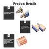 Fielect DC 24V 25N Pull Type Solenoid Electromagnet Open Frame Linear Motion Solenoid Electromagnet JF-1039-24V