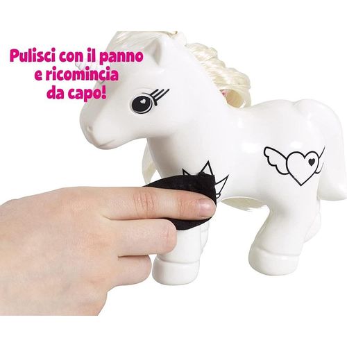 CRAYOLA Colour 'n' Style Unicorn | Colour Your Own Unicorn Again and Again | Includes Washable Marker Pens, Beads & Hairbrush | Ideal for Kids Aged 4+