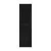 Builders Edge 15X52 Blk Louver Shutter