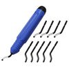 Universal deburring tool, deburrer, hand deburrer, 360° rotating blade cutting tool