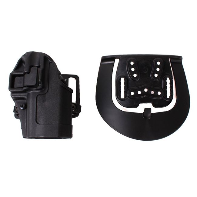 BLACKHAWK Serpa CQC Belt Loop and Paddle Holster For Glock 26/27/33, Right Hand, Matte Black - 410501BK-R