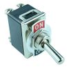 5 x On-Off Toggle Switch Screw Terminals 10A 250VAC DPST + Red Missile Cover