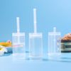 BESTONZON 10pcs Cake Pop Push Ups Push Pop Containers Clear Push Pops with Lids Pushable Cake Holders
