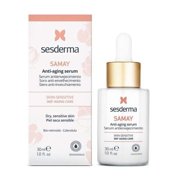 Sesderma Samay Anti-Ageing Serum | Anti-Aging Face Serum | Intensive Care for Youthful Looking Skin | Reduces Wrinkles and Fine Lines | 30 ml