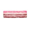 Caravan French Hand Painted Lace Rectangular Automatic Barrette, Multiple Pink