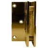 CRL V1E044BR Polished Brass Vienna 044 Series Wall Mount Offset Back Plate Hinge