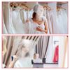 50 Pieces Face Makeup Protector Hood Disposable Cosmetic Mask Beauty Makeup and Clothing Protector Non Woven Dress Make up Face Cover Makeup Protector Face Mask for Women Girl Changing Room Supply
