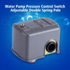 VIFERR Water Pump Pressure Control Switch Adjustable Double Spring Pole with Low Pressure Cut-Off