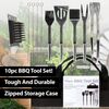 VFM - 10 Piece BBQ Set With Carry Case - B&Co