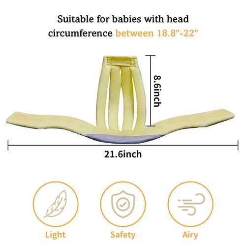 IULONEE Baby Head Protector Baby Protection Helmets Infant Walking Protective Cap Adjustable Baby Crawling Helmet Baby Safety Helmet Protective Baby Helmet for Kid Learning to Walk (Grey)