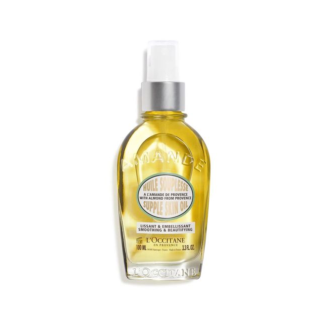 L'Occitane Almond Supple Skin Body Oil, 3.3 Fl Oz