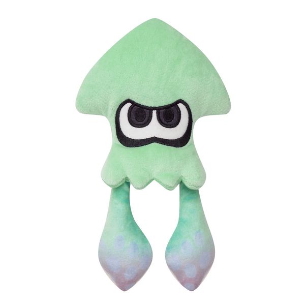 Splatoon 3 All Star Collection Squid (S), Light Blue, (W x D x H): 5.1 x 1.6 x 8.7 inches (13 x 4 x 22 cm), Plush Toy SP31