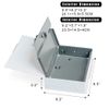 PACOLO Diversion Book Safe Storage Box, Dictionary Secret Safe with Security Combination Lock/Key, Rose Key