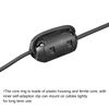 Rebower Clip-on Ferrite Ring Core- 5mm / Black / 5pcs