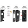 Gestech 30 Degree V2 Angle Corner Mount Bracket for Eufy Doorbell 2K Wired, 2K Wireless, 1080p Grade Model and E340 Wireless