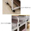 Bed Table, Side Table, Nursing Table, Elevating Side Table, Nursing Support with Casters, Movable, Multi-purpose Auxiliary Table (White, 60 x 40)