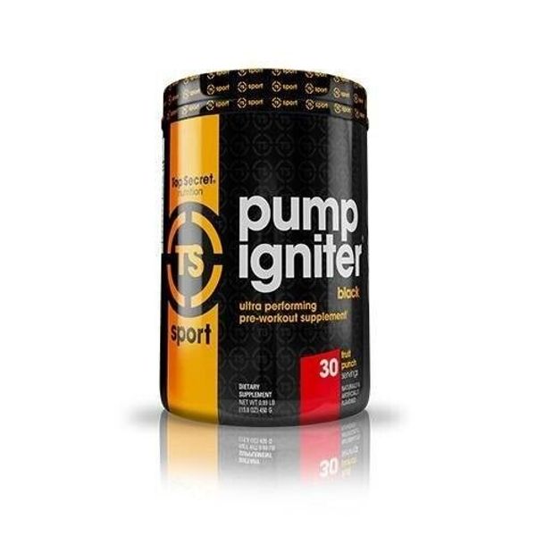 Top Secret Nutrition Pump Igniter Black Pre-Workout Fruit Punch Flavor