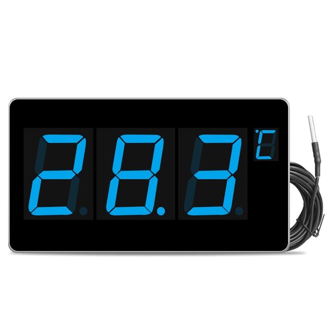 Digital Wall Thermometer Outdoor with Temperature Sensor C/F Switch for  Sauna and Swimming Pool - China Digital Thermometer Hygrometer, Digital  Probe Thermometer