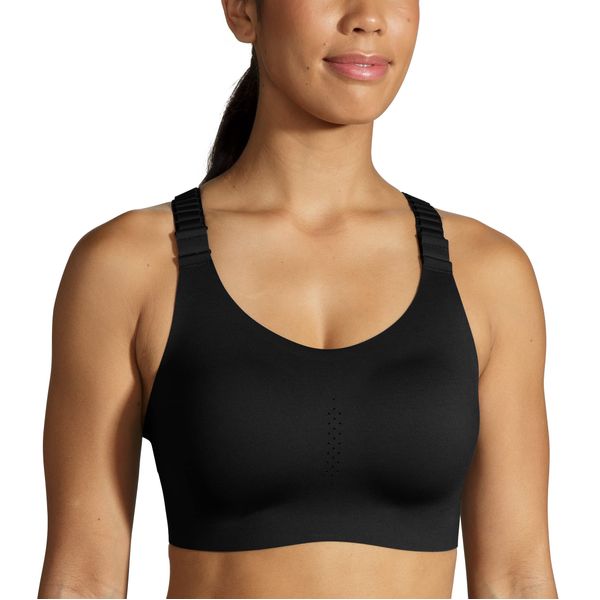 Brooks Women's Racerback 2.0 Sports Bra for High Impact Running, Workouts & Sports with Maximum Support - Black - 40 DD