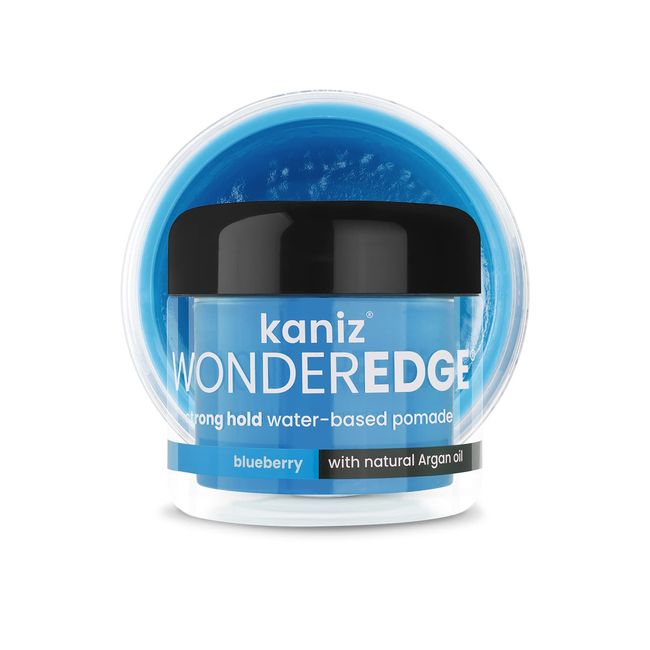 Kaniz Wonder Edge Blueberry water based pomade 120 ml,Blue