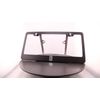 For Rolls Royce License Plate Frame Matte Black w/Chrome Logo Engraved Stainless