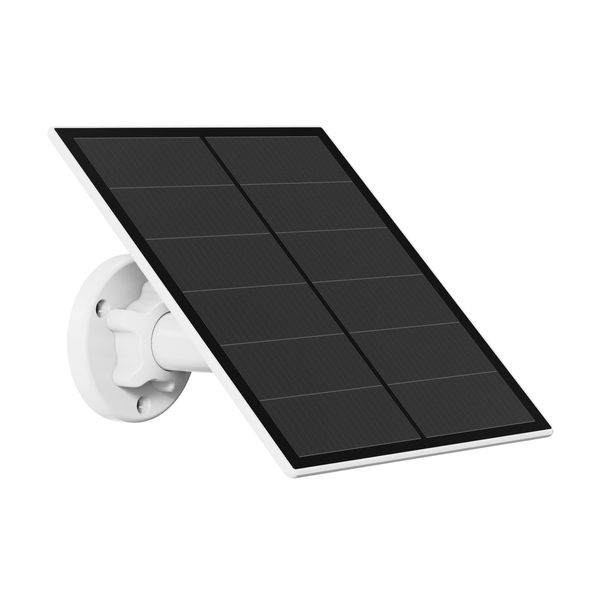 5W Solar Panel for Security Camera Outdoor, 5V USB Solar Panel Charger Compatible with Rechargeable Battery Powered Cam, Camera Solar Panel with IP65 Waterproof, 9.8ft Cable, 360° Adjustable Bracket