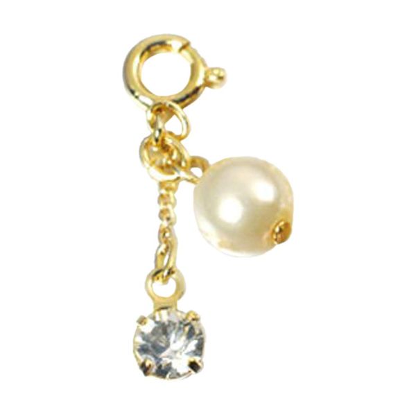 Jewelry-Nail NH-0010 6mm Pearl Stone Crystal G-1