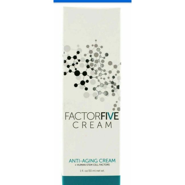 2X FactorFive Anti-Aging Cream + Human Stem Cell Factors 2OZ TOTAL NEW