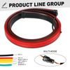 40" Sequential LED 3rd Brake Light Strip Bar Rear Windshield Stop Tail Turn DRL