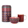 Images d'Orient Vagabonde Tin Box with Bowl and Mug Set