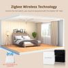 Tuya Zigbee Smart Ceiling Fan Controller, Work with Alexa&Google Home, APP/Manual Control, Neutral Wire Required
