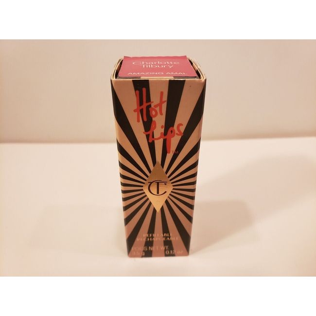 Charlotte Tilbury Matte Revolution Refillable Lipstick Amazing Amal 0.12 Oz