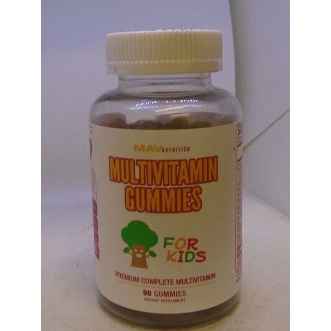 MAV Nutrition Multivitamins for Kids Gummies - All Essential Vitamins D & Zinc