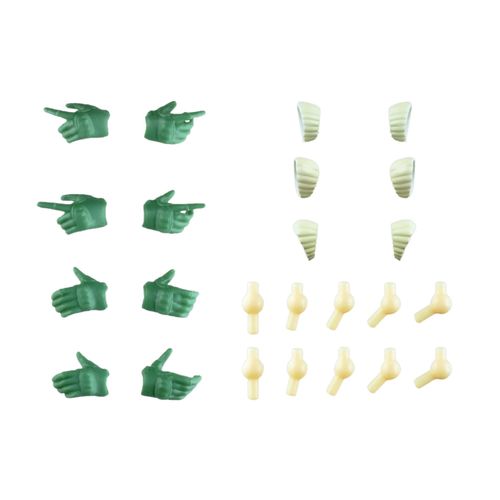 Little Armory LAOP10 Creative Girl Garden Tactical Gloves Green Plastic Model Parts 322962