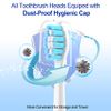 OralClass Replacement Toothbrush Heads Compatible with Sonicare Electric Toothbrushes, Medium to Soft Electric Brush Head Refills Fit for Philips Sonic Care Click on Handles, 8 Pack