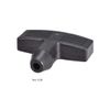 sourcing map Recoil Handle Pull Start Rubber Replacement Garden Machine Fitting