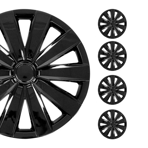 16" Wheel Covers Hubcaps 4Pcs for Chevrolet Trax Black