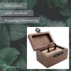 fablano Wooden Jewellery for Men and Women - Ring 6-8 mm Made of Real Wood - Ironwood Jewellery Ring - Wooden Ring Gift Idea, Wood - iron wood